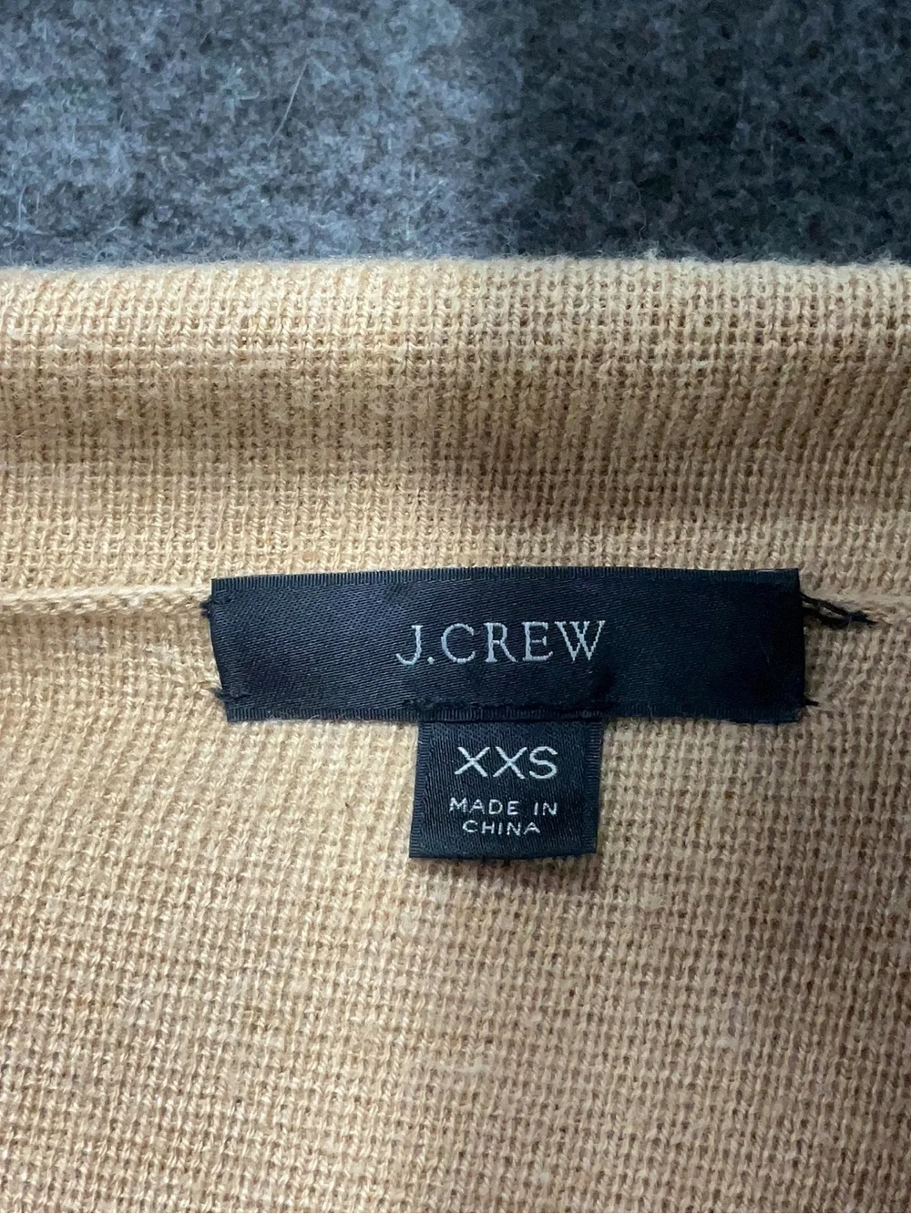 J. Crew Tan Cardigan With Pockets Size XXS